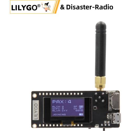 LILYGO® TTGO Disaster-Radio LoRa32 V2.1 1.6 Version 433/868/915MHZ LoRa ESP-32 OLED 0.96 Inch SD Card Bluetooth WIFI Module
