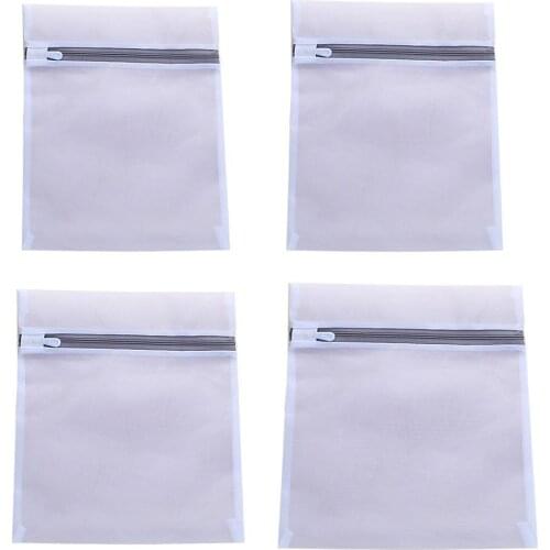 4 Size Laundry Bag Thick Fine Mesh Anti-Winding Anti-Deformation Clothes Bag for Bra Underwear Socks Laundry Care Accessories