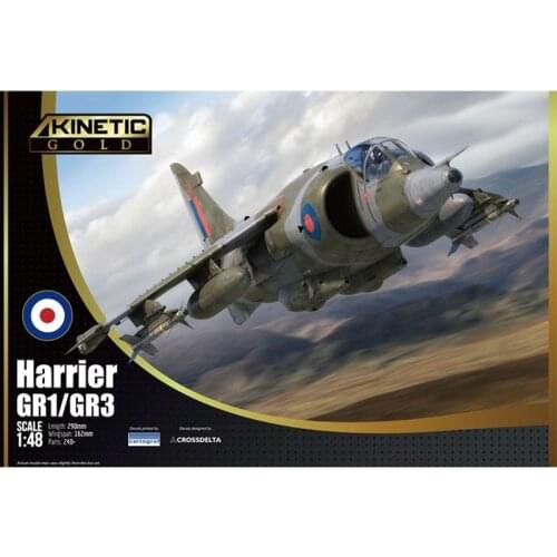 KINETIC K48060 1/48 Harrier GR1/GR3 - Scale Model Kit