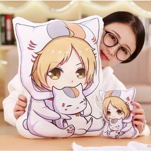 Anime Natsume Yuujinchou Plush Doll pillow Madara Model Toy The cat teacher Cushion Pillowcase Gifts