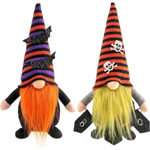 Halloween Plush Gnome, Tomte Elf Decorations Tomte Plush Gnomes for Halloween Ornaments Farmhouse Gnomes Home Decor