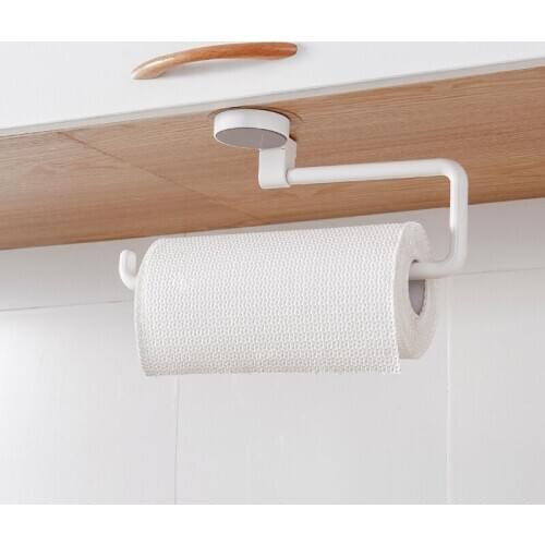 Kitchen Paper Holder Sticke Rack Roll Holder for Bathroom Towel Rack Estanterias Pared Decoracion Tissue Shelf Organizer
