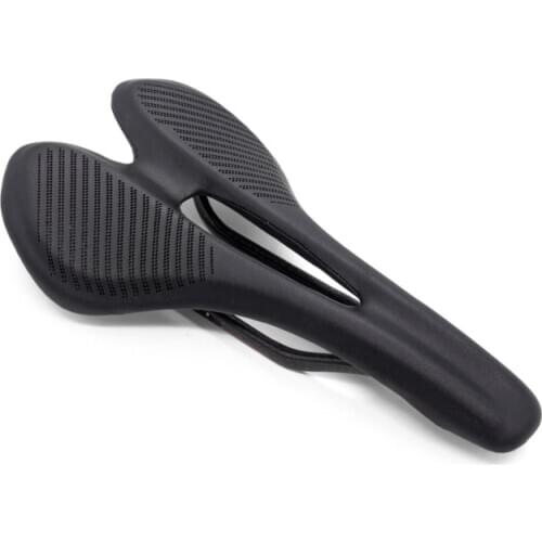 PikePro pu carbon fiber seat for mtb mountain bike mens bicycle seat red and white racing seat