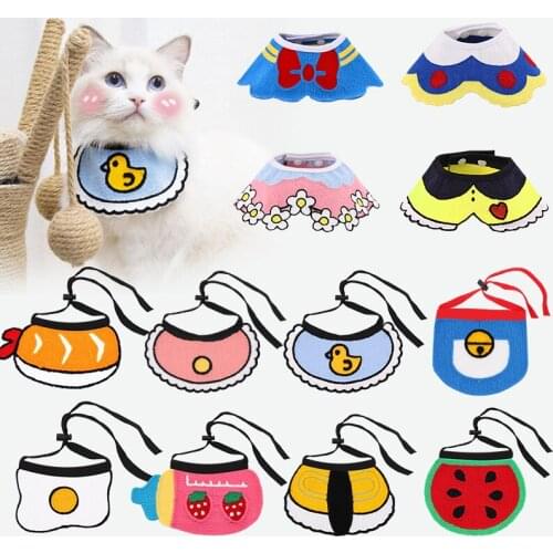 Pet dog cat saliva towel scarf bib bib accessories small and medium-sized dogs cute bib accessories triangle scarf