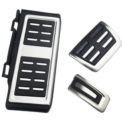 Car styling Sport Fuel Brake Dead Pedal Cover Set DSG For Audi A3 S3 RS3 2012 2013 2014 2015 2016 2017 2018 2019