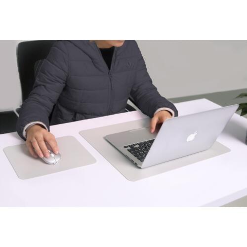 High Quality Two pieces Natural Rubber Anti-slip Mouse Pad with Waterproof Function