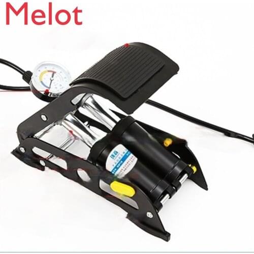 Upscale Luxury Foot Tire Pump Mini Portable Self-Electric on-Board Air Pump SUV Car High Pressure Foot Air Pump