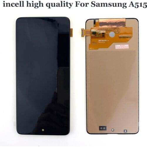 Incell For Samsung A51 LCD screen display with touch with frame assembly A515 A515F