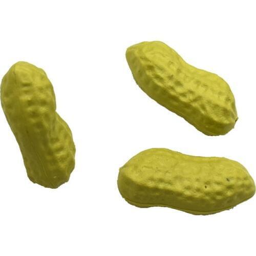 10pcs peanut Environmental PU Artificial Fruits And Vegetables Simulation Of Fruit Toys For Kids House Wedding Decoration