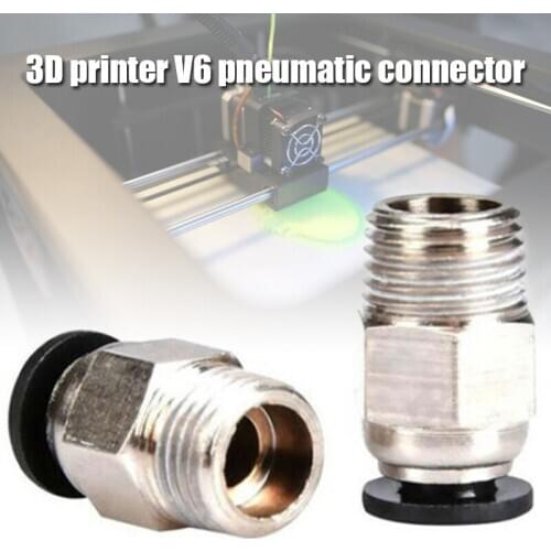 10pcs/set Pneumatic Connector Quick Coupling Durable 3D Printer Accessories GDeals