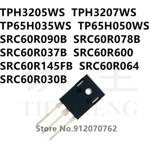 10PCS TPH3205WS TPH3207WS TP65H035WS TP65H050WS SRC60R090B SRC60R078B SRC60R037B SRC60R600 SRC60R145FB SRC60R064 SRC60R030B