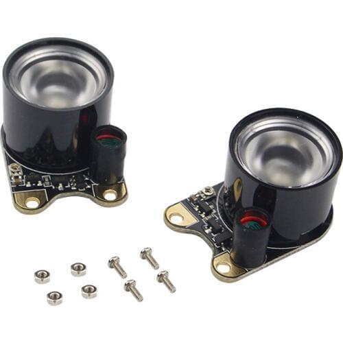 2pcs Raspberry Pi Camera Module Infrared LED Light compatible with Pi 3B+/3B/2B/B+/Zero 5MP Night Vision Camera Module Webcam