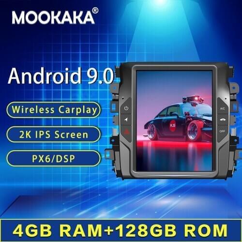 4+128G For HONDA AVANCIER 2017+ Tesla Screen Android PX6 Car Multimedia Radio Stereo Player GPS Navigation Head Unit DSP Carplay