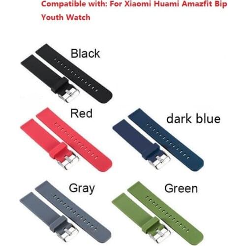 50pcs. Soft Silicon Accessory Watch Band Wirstband For Huami Amazfit Bip. DHL free. wholesale