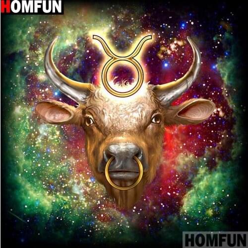 HOMFUN Full Square/Round Drill 5D DIY Diamond Painting "constellation" 3D Diamond Embroidery Cross Stitch Home Decor A19401