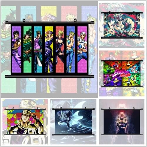Jojos Bizarre Adventure Anime Manga HD Print Wall Poster Scroll