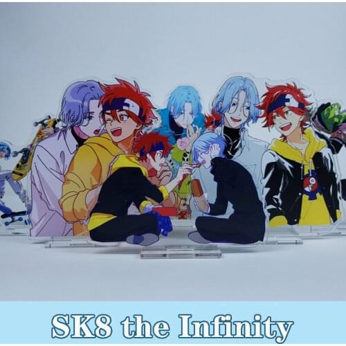 Anime SK8 the Infinity SK EIGHT SK∞ Kyan Reki Hasegawa Langa Cosplay Acrylic Stand Figure Desk Model Display Decor Xmas Toy Gift