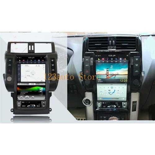 13.6 inch tesla Style Android 9.0 Car DVD GPS for toyota Land Cruiser Prado 150 2010-2013 support 360 amplify PX6 CARPLAY RADIO