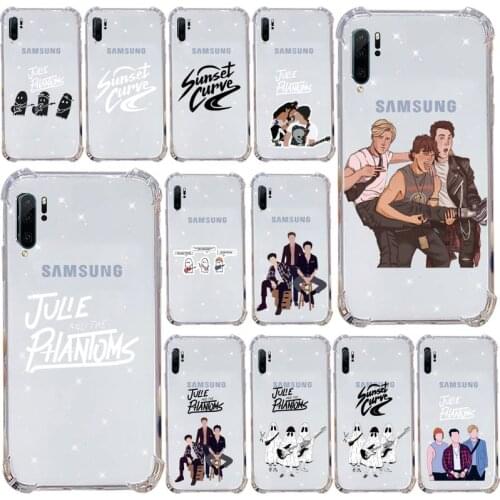 Julie Phantoms Sunset Phone Case Transparent for Samsung s9 s10 s20 Huawei honor P20 P30 P40 xiaomi note mi 8 9 pro lite plus