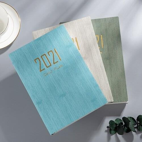 Cornell Time Management Schedule Book 2021 Color Calendar Dates Creative Table Coil Planner Reminder Timetable Desk