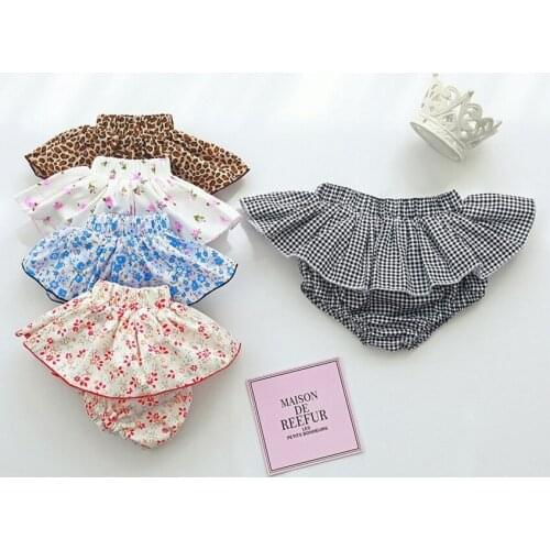 2021 Summer New Products Fashion Pure Cotton Cute Shorts Skirt Girls Clothing Dance Training Children Culottes With Shorts