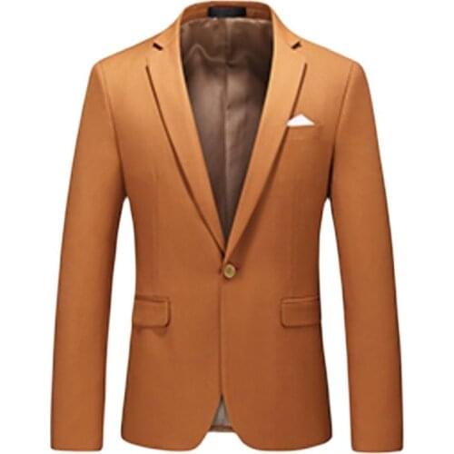 Blazer Men,Male Suit,Suit Male,Four Seasons Man, Small Suit, Solid Color, Single Button, Pocket Decoration,Slim, 15 Colors,M-6XL