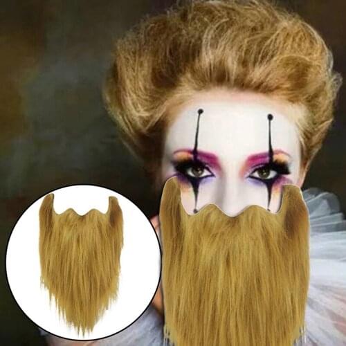 Fancy Dress Fake Beard Long Fluff Beards DIY Cosplay Costume Props Simulated Beard Handmade Mustache Halloween Party Supplies