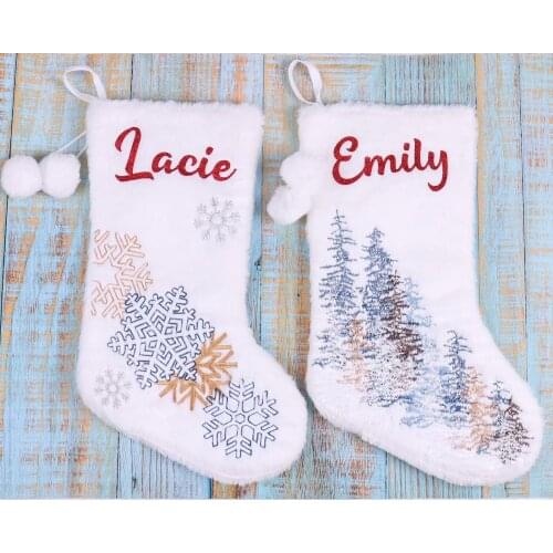 Personalized Christmas Stocking Holiday Stockings Holiday Decor Monogram Stocking Personalized Farmhouse Holiday Stocking