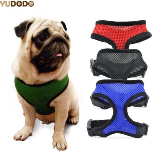 Adjustable Nalon Mesh Pet Harness, Comfortable Collars Pet Supplies Dog Vest Harnesses
