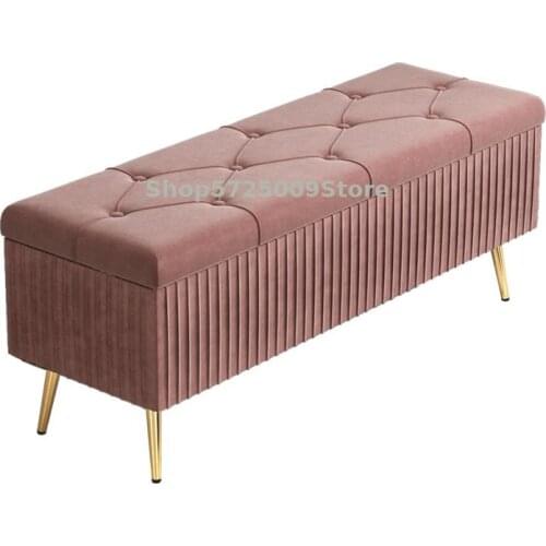 Storage Shoes Stool Storage Household Can Sit Storage Box Entrance Small Sofa Nordic Luxury Creative Sofa Stool