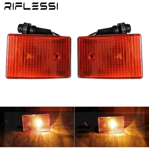 1 Pair 24V Corner Lights For Mercedes Benz Actros 3341 4141 Heavy Truck Trailer Side Signal Lamp Right Left