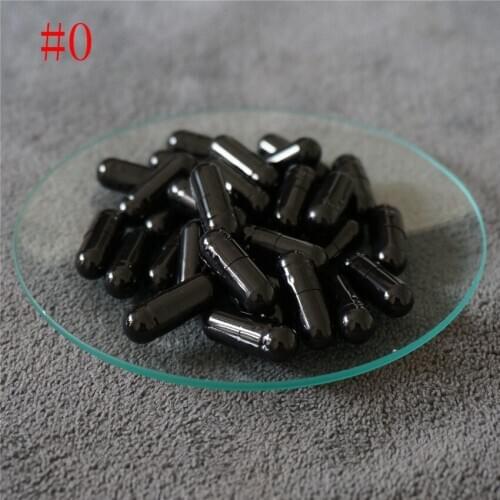 0# 1000~10000pcs 0 size Black High quality hard gelatin empty capsules, hollow gelatin capsules ,joined or separated capsules