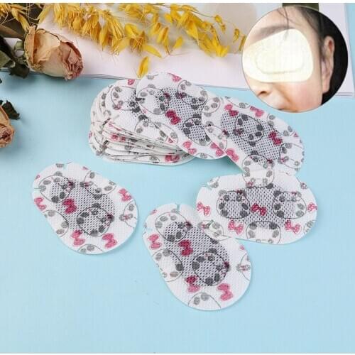 20 Pcs Cartoon Eye Shield Glasses Amblyopia Orthoptic Mask Kids Non-woven Fabrics Breathable Soft Eye Patch