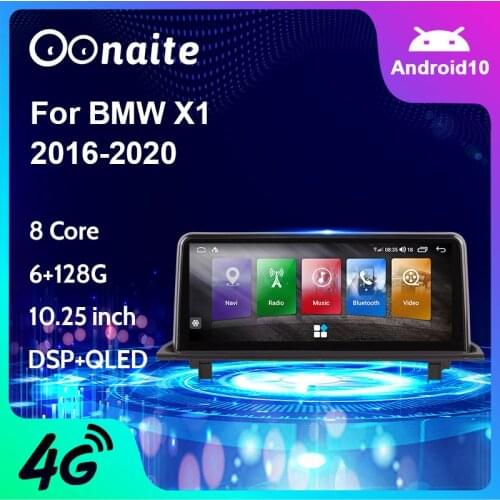 10.25" IPS Qualcomm Octa-Core 64G 4G LTE Android 10 Car Multimedia radio for BMW X1 2016 2017 2018 2019 NBT Auto gps navigation