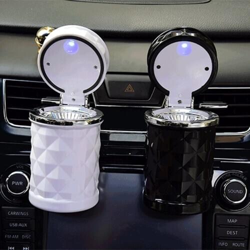 Car Ashtray Garbage Can Storage Cup Container Cigar Ash Tray For Volkswagen VW Golf GTI Tiguan Passat B5 6 7 Jetta Storage Shelf