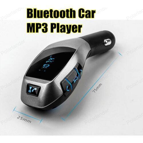 Hands-free X5 Car Bluetooth MP3 Player TF card LCD Display high-fidelity stereo FM transmitter