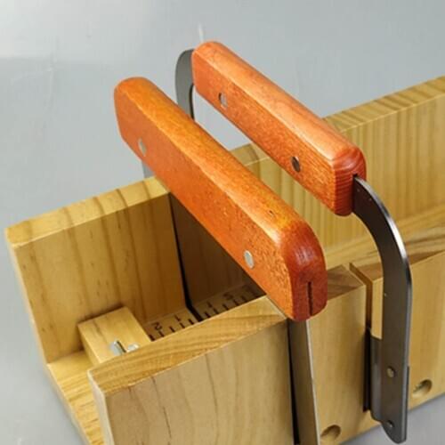 Beech Wooden Soap Cutter Mold Beveler Planer Wire Slicer for Home Party Wedding