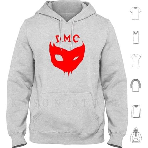 Detroit Metal City : Red Hoodies Long Sleeve Detroit Metal City Dmc Krauser Death Metal Anime