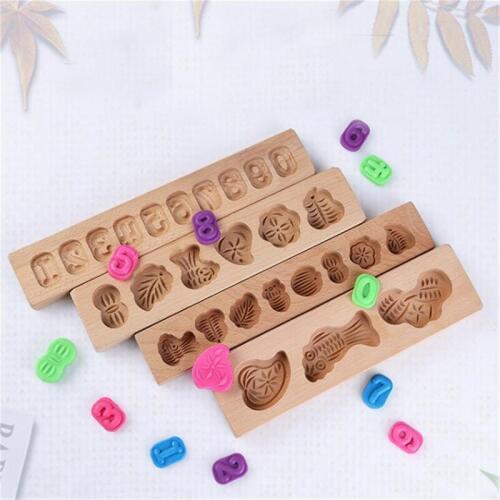 DIY Wood Baking & Pastry Tools Moon Cake Mousse Cookies Mould Pastry Baking Decorating Tools Homemade Mooncake Maker
