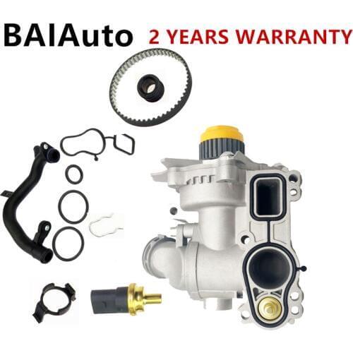 EA888 Engine Aluminum Water Pump Cooling Pipe Assembly For VW Jetta Passat Tiguan For Audi A4 A5 A6 Q3 Q5 1.8/2.0T 06H121026AA