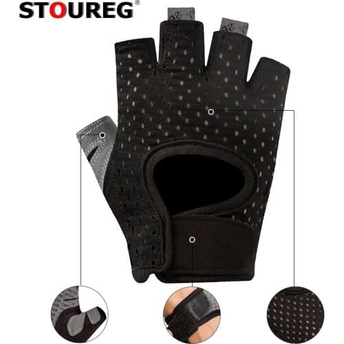 Breathable Cycling Men Women Half Finger Gloves Anti-shock Sports Gloves Anti-sweat Bike Bicycle Glove Anti-slip Cycling Gloves