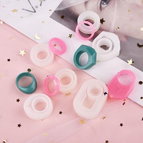 Arc Ring Mold Transparent Silicone Mould Decorative Craft DIY Epoxy Resin Molds For Jewelry Making