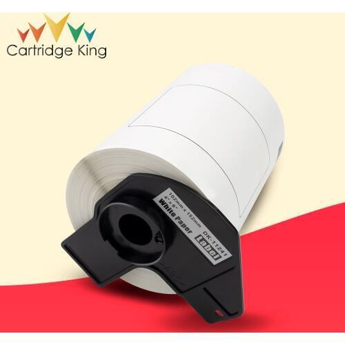 Cartridge King 1PK DK-11241 High Adhesive Large White Paper Shipping Thermal Labels for Brother L-1050 QL-1050N QL-1060N QL-1100