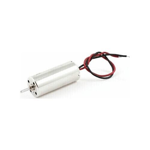 3V 37000RPM 8.5x20mm Wired Connector Coreless Micro DC Motor for Airplane Model