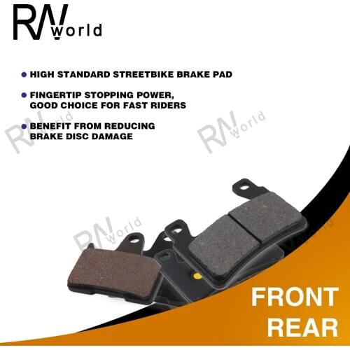 Motorcycle Front and Rear Brake Pads Accessories For HONDA CB400 SFX SFY/SF1 SF2 SF3 Super Four NC39 1999-2003 2000 2001 2002