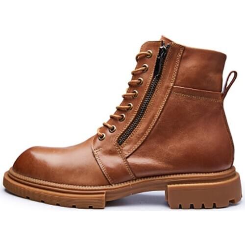 2021 Mens Military Boot Genuine Leather Winter Boots Men 16#25/10d50