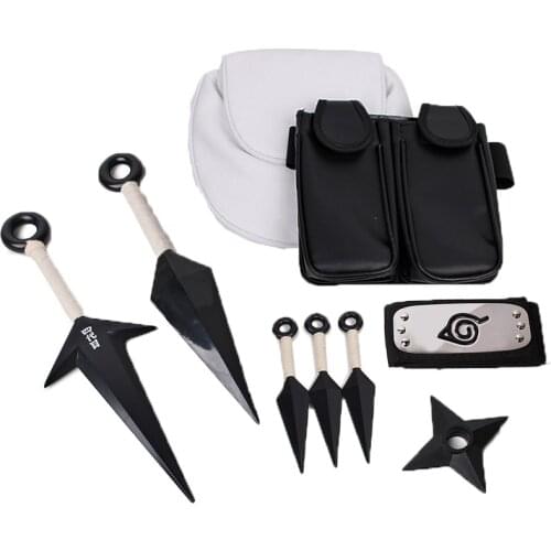 NARUTO SHIPPUDEN Anime Figure Cosplay Props Plastic PVC Hand Sword Ninja Weapons Model Toy For Kids Gifts Comes With Box