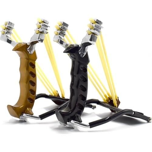 2020 New Professional Outdoor Shooting Slingshot Powerful Hunting Catapult Foldable Wrist Rest Design Camping Sports Equipment