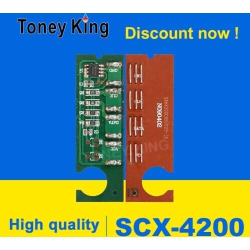 Toney King SCX-D4200A Toner Cartridge Chip for Samsung SCX-4200 SCX4200 SCX4210 SCX-4210 SCXD4200A SCX 4200 Refill Reset Chips