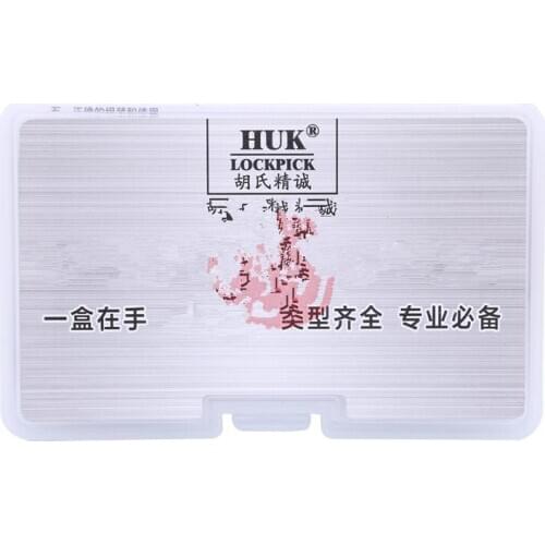 High Quality 13pcs Stainless Steel Boutique HUK Bumping Keys for Locksmith Repairing Tools